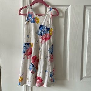 Old Navy Girls Sundress size 6/7 Flower Floral Tank Dress